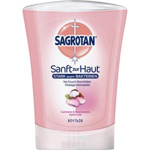 Sagrotan No-Touch navulverpakking Cashmere & Rose - voor de automatische zeepdispenser - 1 x 250 ml handzeep in praktische voordeelverpakking