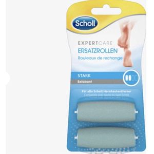 Scholl Scholl Expert Care Wet & Dry Reserverollen, sterk, navulling voor de elektrische eeltverwijderaar van Scholl – met zeemineralen – 2 rollen