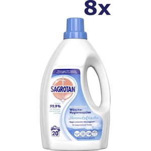 8x Sagrotan wasmiddel hygiënespoeling 1,5l