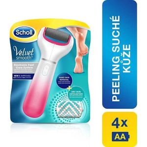 Scholl Fluweel Glad Elektronisch Voetbestand, Roze