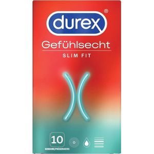 Durex Condooms Gefühlsecht Slim Fit Transparant