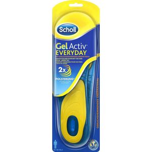 Scholl Inlegzolen Gel Activ Everyday voor Mannen (1 paar ) 40 - 46.5