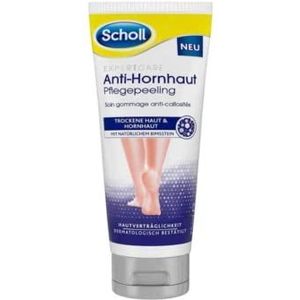 Scholl EXPERTCARE Anti-eeltverzorgingsspeeling, voetverzorging voor droge huid en eelt – 1 x 75 ml – afwasbare formule met natuurlijke puimsteen – huidtolerantie dermatologisch getest