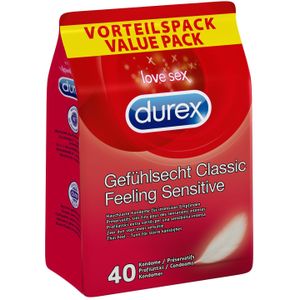 Durex Feeling Sensitive Thin Feel 40 Condooms