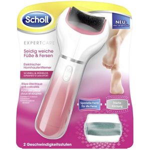 Scholl Expert Care 2-in-1 File & Smooth elektrische eeltverwijderaar, eeltverwijdering, voor zijdezachte voeten, elektrisch paars