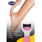 SCHOLL EXPERTCARE Express Pedi elektrische eeltverwijderaar voor zijdezachte voeten - speciale vorm hielroller