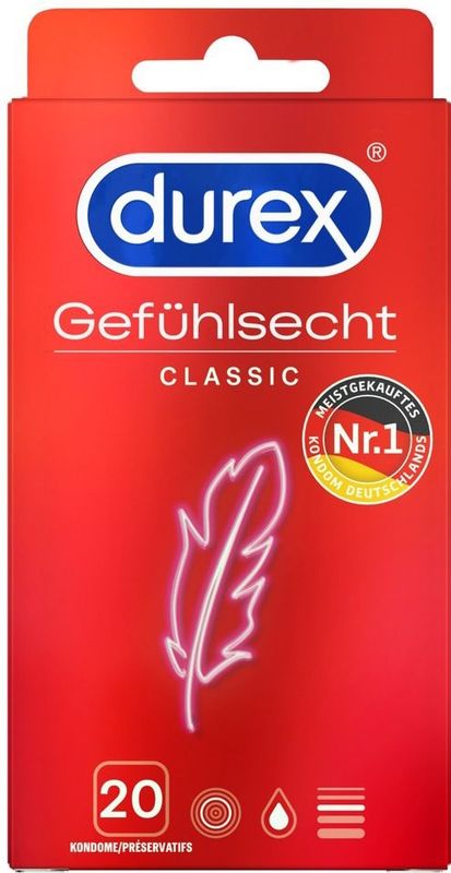 Durex Gevoelsecht Classic Transparant