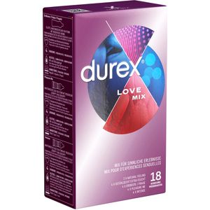 Durex Love Mix condoom, transparant, 26 x 18,5 x 3,5 cm