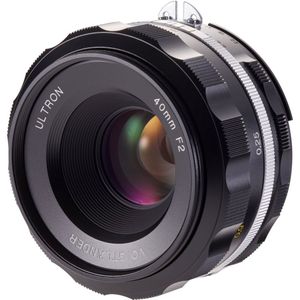 Voigtländer Ultron 40mm / 2.0 asf. (Nikon F, APS-C / DX, Volledig formaat), Objectief, Zwart