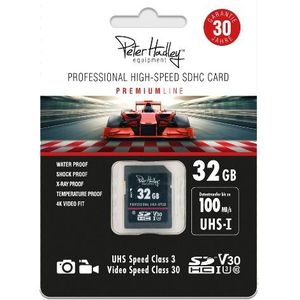 Peter Hadley - SDHC 32GB - Geheugenkaart - Hoge Snelheid - Waterdicht