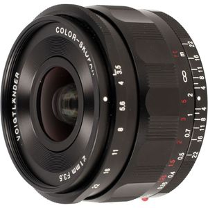 Voigtlander Color Skopar 21mm f/3.5 Sony E-mount objectief Zwart