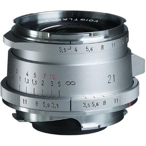 Voigtländer Color-Skopar 21mm/3.5 II VM asph. zilver, Objectief