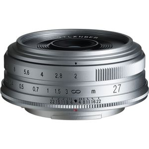 Voigtländer - Ultron 27mm F/2 - X-mount Objectief - Zilver