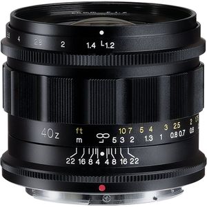 Voigtlander - Nokton 40mm f/1.2 - Nikon Z-mount Objectief - Zwart