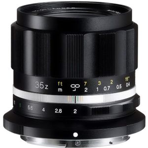 Voigtländer APO-Ultron D35mm / 2.0 zwart (Nikon Z, APS-C / DX), Objectief, Zwart