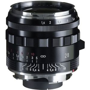 Voigtländer - Nokton 28mm F/1.5 Type II ASPH - Objectief - Zwart