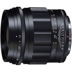 Voigtländer - Nokton 75mm F/1.5 - Lens - Zwart - Nikon Z-Mount