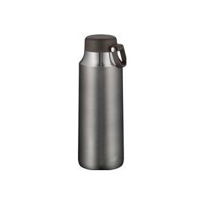 alfi City Tea Bottle grijs 900ml thermosfles roestvrij staal 100% dicht zelfs carbon 5547.234.090 warm 12 uur koud thermosfles BPA-vrij