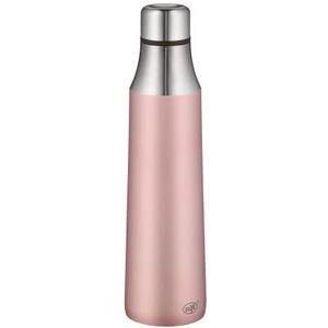 alfi City Bottle Pink thermosfles, 700 ml, roestvrij staal, lekvrij, ook bij koolzuur 5527.284.070, thermosfles, 12 uur koud, 24 uur BPA-vrije waterfles