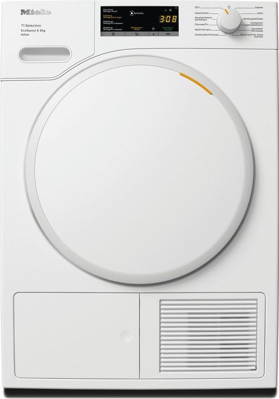 Miele TSA523WP EcoSpeed - Wasdroger - 8 kg - Energiezuinig - Wit