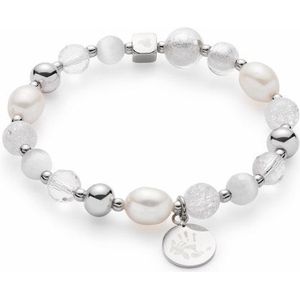 LEONARDO - MAURITIA MACK - Armband - Roestvrijstaal en Parels
