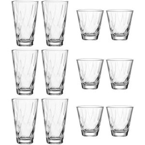 Glas-Set Leonardo Twist (12-teilig)