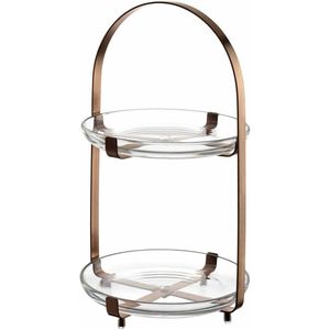 Oneiro's Luxe Etagère - Bamboe - 2 laags