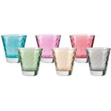 Leonardo Optic Drinkglas - set van 6 kleuren