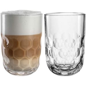 BigDean Latte-Macchiato-Glas 6 Stück große Latte Macchiato Gläser, Glas BigDean Latte-Macchiato-Glas 6 Stück große Latte Macchiato Gläser, Glas