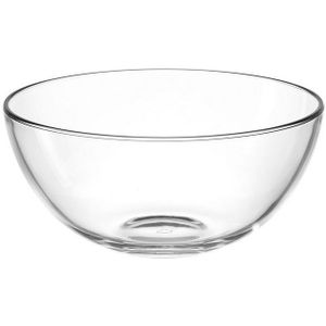 Leonardo Cucina schaal 2,1 l, diameter 21,5 cm, geschikt voor de magnetron, helder glas, 066327