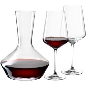 Leonardo - Wijnset - 3-delig - Transparant Glas