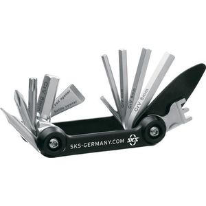 SKS - TOM 14 - Multitool - Roestvrij Staal - 14 Functies - Compacte Afmetingen 79x39x20mm