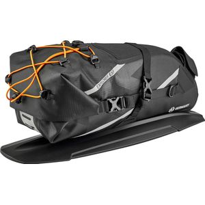 SKS GERMANY Explorer EXP. SADDLEBAG Waterdichte zadeltas, fietsaccessoires (fietstas met spatbord voor bevestiging zonder gereedschap, verstelbare riemen, opbergnet inbegrepen)