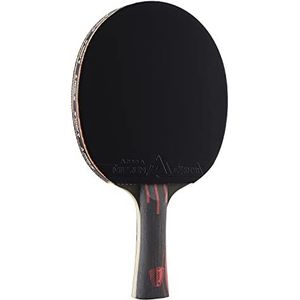 JOOLA Infinity Series Overdrive-racket voor volwassenen, uniseks, met carbon kevlar-kevel, uitlopend, rode handgreep (zwart/zwart rubber), eenheidsmaat