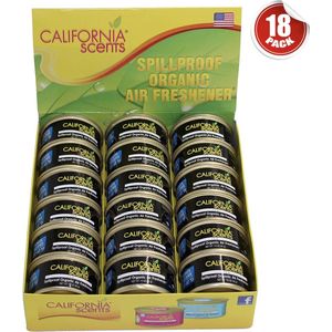 California Scents Car Air Freshener Ice - 18 stuks - excl. deksels.