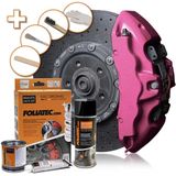 Foliatec - Candy Pink Metallic - Remklauw Verf - 7-Delige Set - Roze