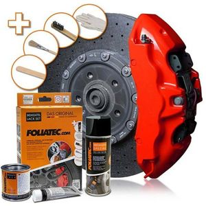 Foliatec Remklauwlakset - Performance Rood - 3 componenten
