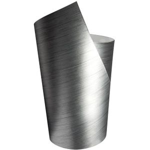Foliatec Cockpit Designfolie Alubrush Zilver mat 50x50cm
