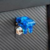 Foliatec Kill Switch On/Off schakelaar zonder LED - Cover blauw-transparant - 1 stuk