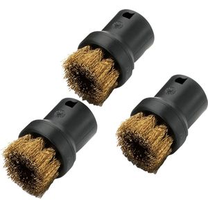 Karcher - Set Ronde Borstels - Zwart - Messing Borstelhaar