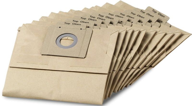 Karcher - Stofzuigerzak T12/1 - Papier - 10 Stuks