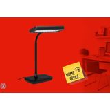 Led Tischleuchte Bürolampe 7,5W Leuchtenhals dreh-&schwenkbar schwarz Briloner