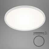 Briloner Leuchten LED Deckenleuchte »7157416 SLIM«, Leuchtmittel LED-Board  LED fest integriert, Deckenlampe, 42x2,9cm, Weiß, 22W, Wohnzimmer, Schlafzimmer, Küche