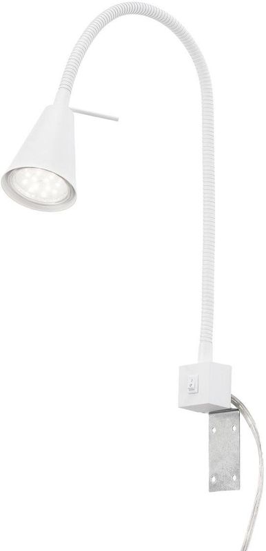 Tuso - LED Leeslamp - Mat Wit - Flexibele Arm