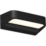 Briloner Leuchten - LED-buitenlamp, buitenlamp, buitenwandlamp, IP44, 8 Watt, 900 lumen, 4.000 Kelvin, zwart, 142x83x52mm (LxBxH)