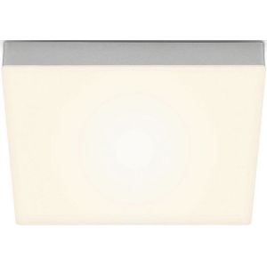 BRILONER - LED plafondlamp frameless, LED plafondlamp, LED opbouwlamp, warm witte kleurtemperatuur, 287x287x36 mm, zilverkleurig