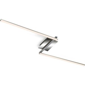 Plafondlamp - Zilver - Metaal, Kunststof - Verstelbare Armen