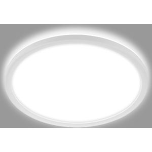 Briloner Badkamer plafondlamp Slim Drip, wit, Ø 42 cm