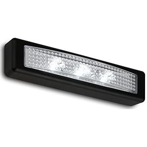 BRILONER - LED Push Light, Onderkastverlichting, Kastverlichting, Zelfklevend, Zwart