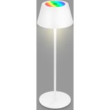 Briloner Leuchten KIKI Oplaadbare batterij RGB LED tafellamp 2,6W 4-niveau dimmer touch 2600mAh oplaadbare batterij wit